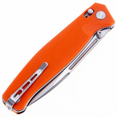 Нож складной Real Steel Huginn Orange G10, клинок VG-10, 9,3см
